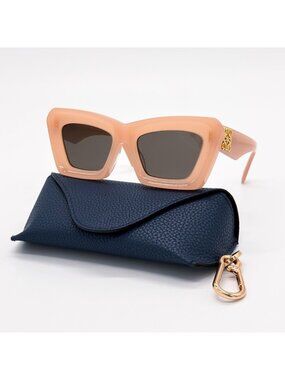 NEW LOEWE SUNGLASSES LW40145F 72E ORANGE WOMEN EYEWEAR